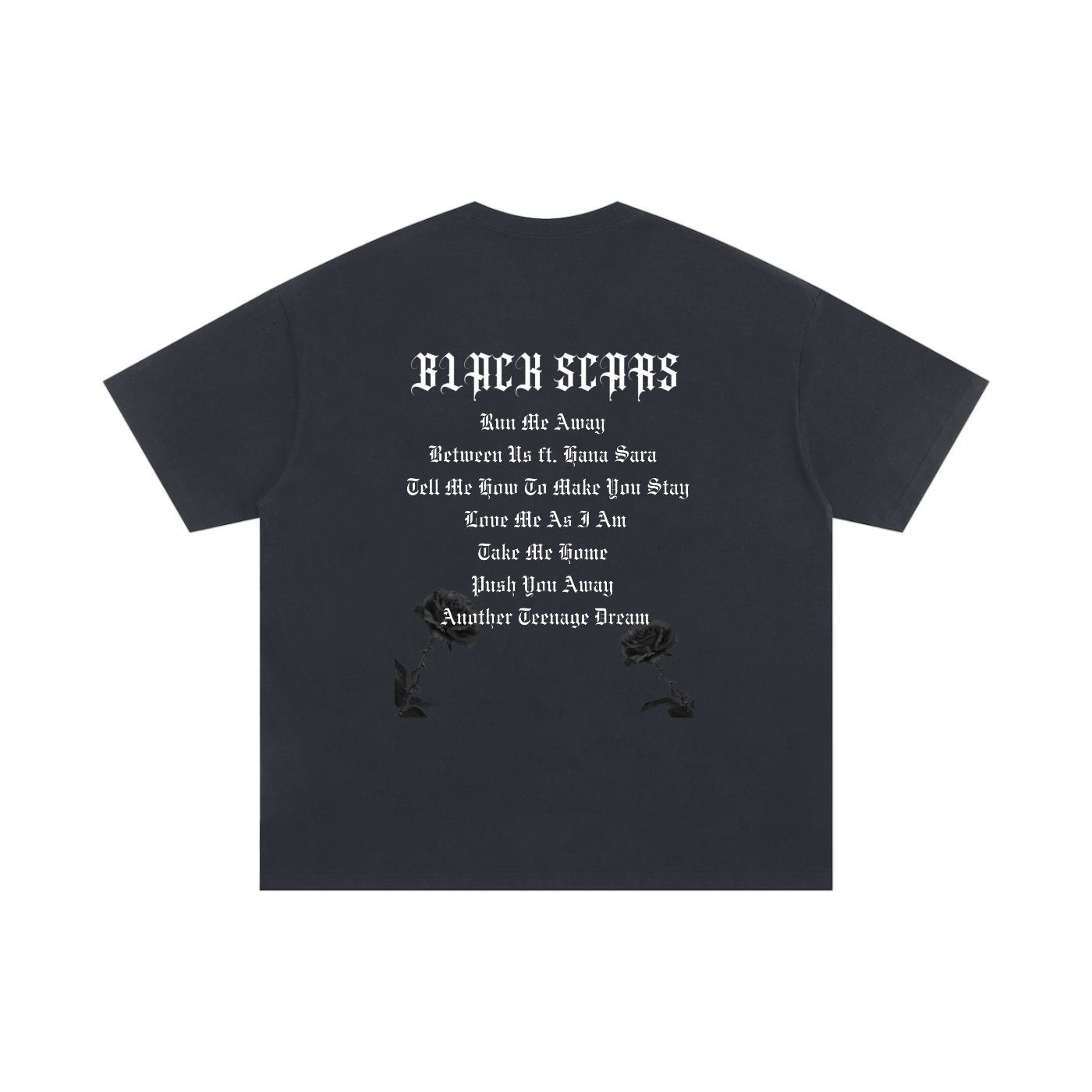 Black Scars Dead Roses Are Pretty Too Oversized T-shirt