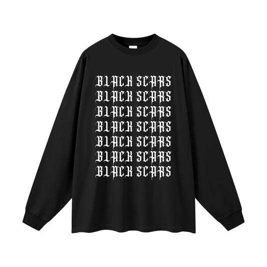 Black Scars Dead Roses Are Pretty Too Tracklist Streetwear Unisex Cotton Long Sleeve Tee