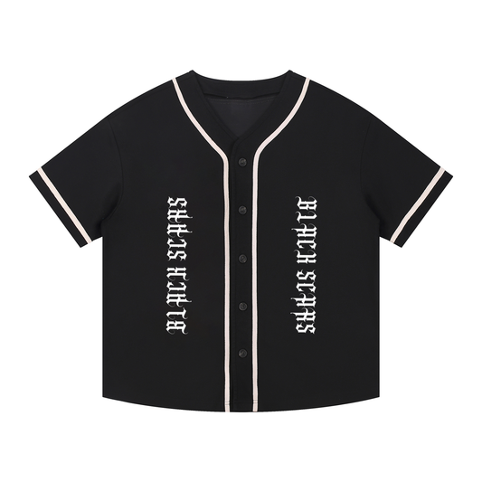 Contrast Piped Button-Up Jersey