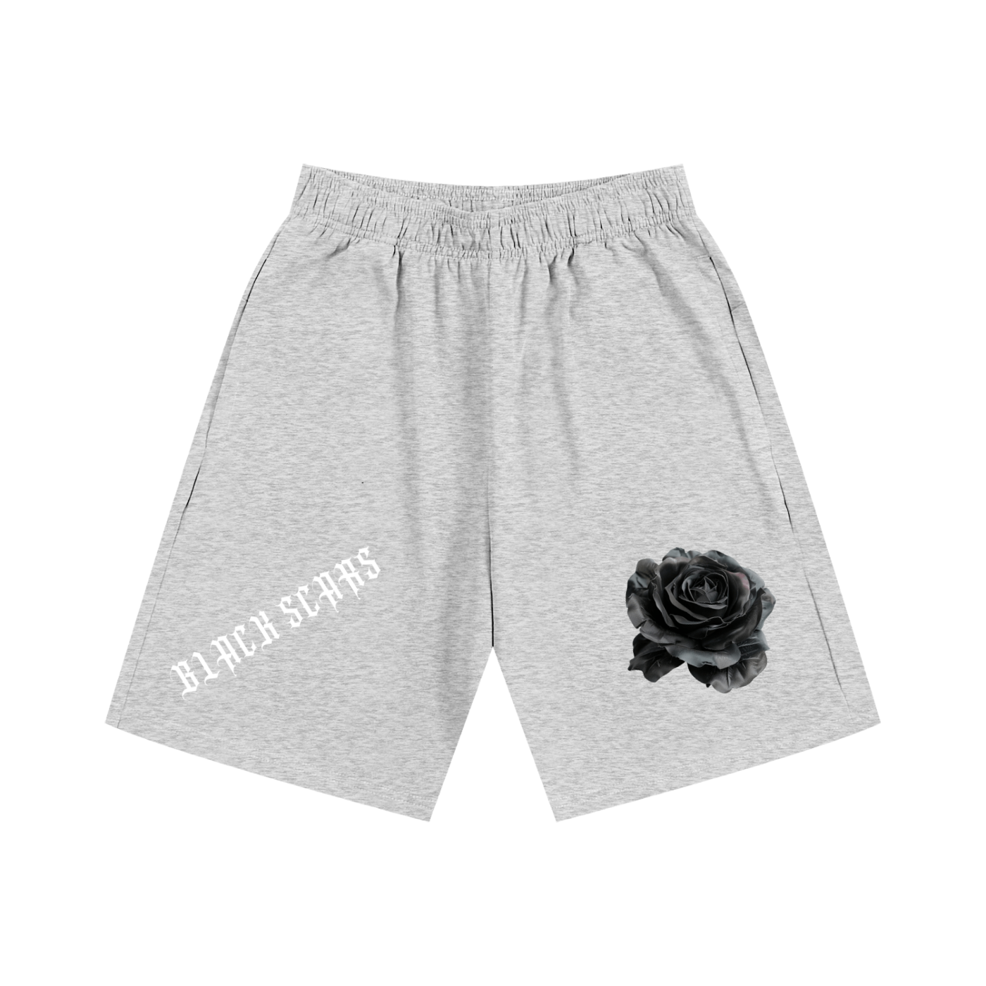 Black Scars Men's Essential Heavyweight Cotton Shorts