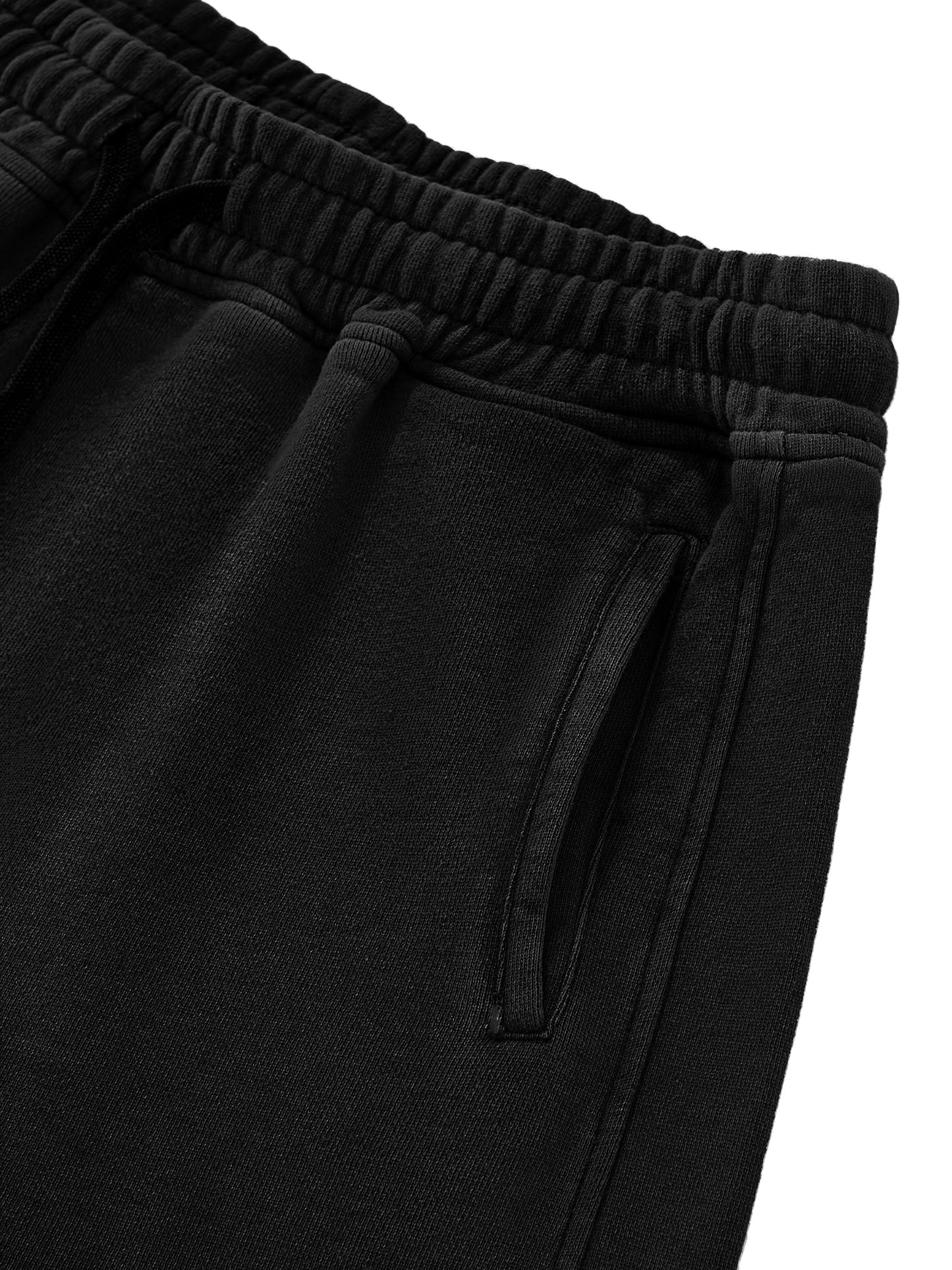 Black Scars Women's Snow Washed Raw Edge Drawstring Shorts