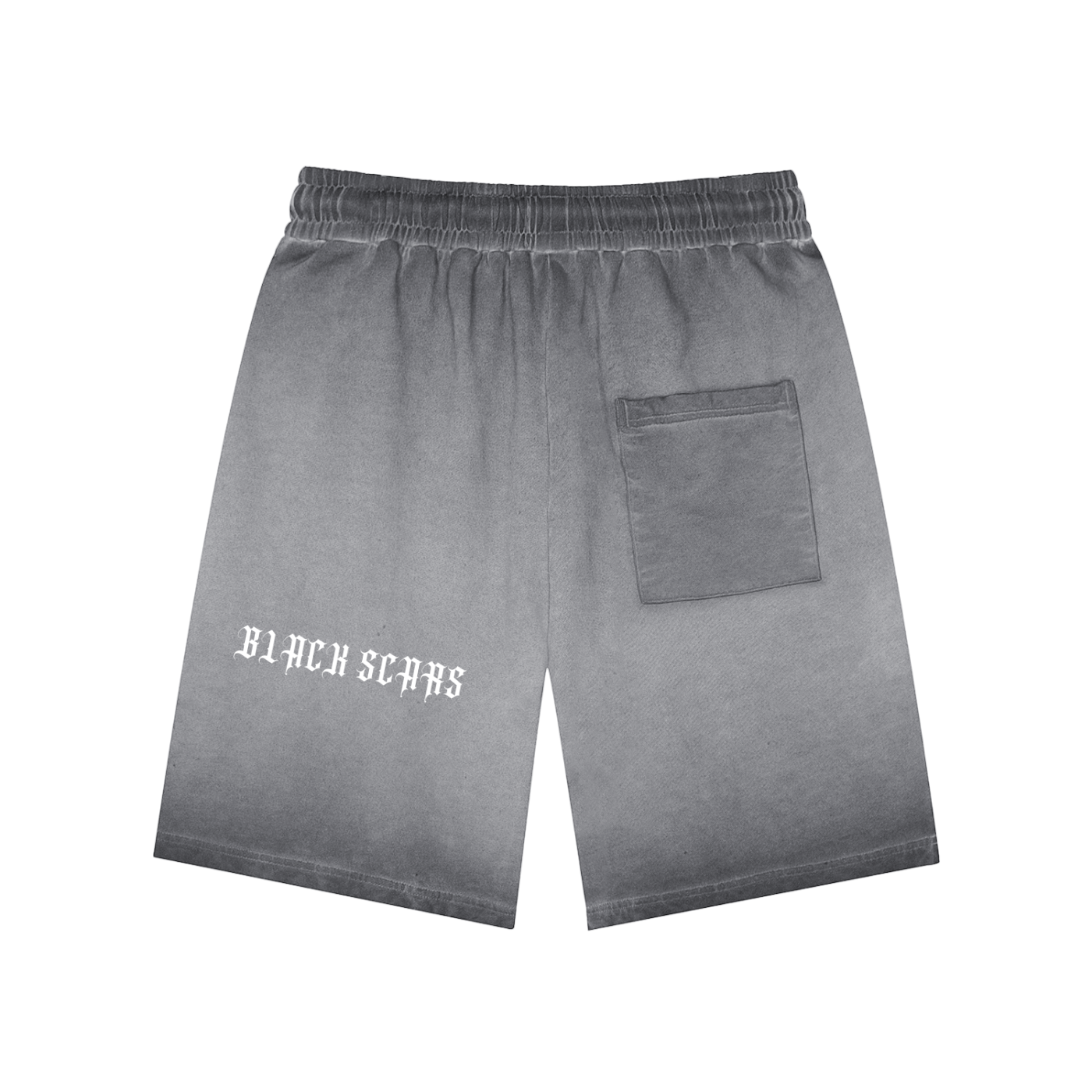 Black Scars x Fanghouse Records Reverse Dyed Unisex Shorts