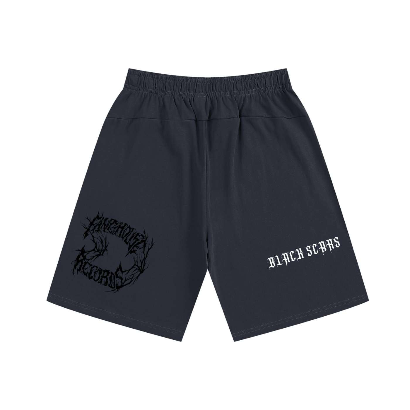 Black Scars Men's Essential Heavyweight Cotton Shorts