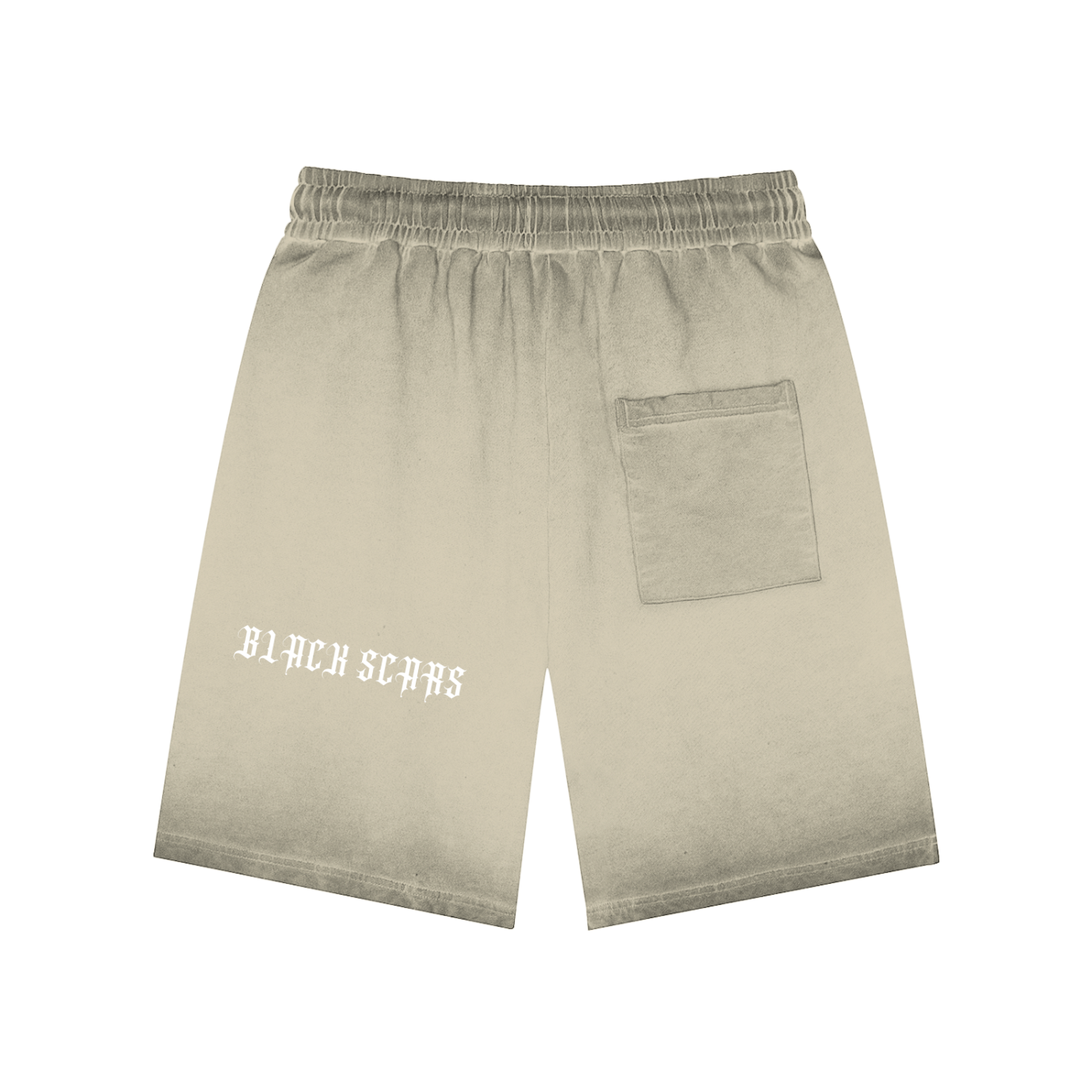 Black Scars x Fanghouse Records Reverse Dyed Unisex Shorts