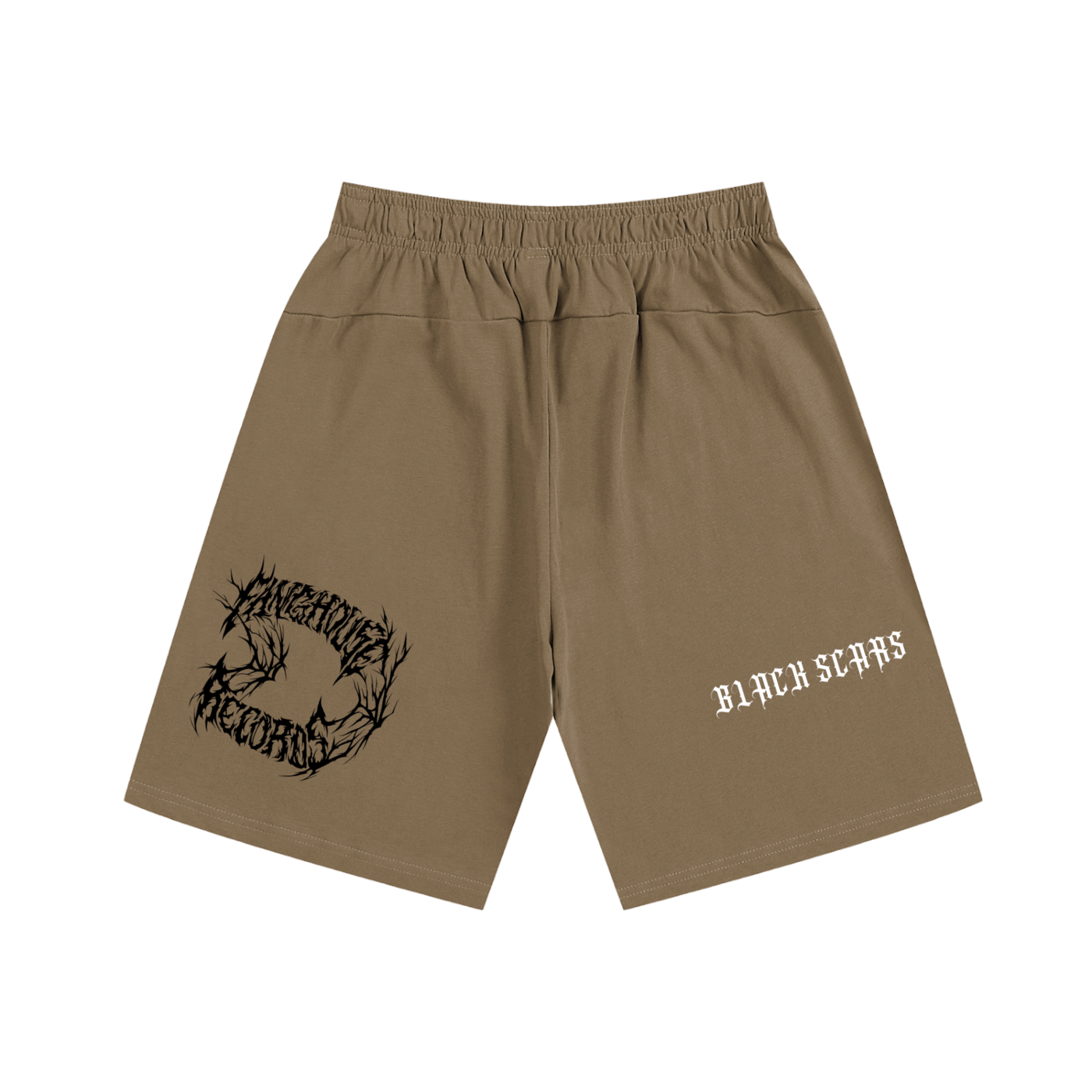Black Scars Men's Essential Heavyweight Cotton Shorts