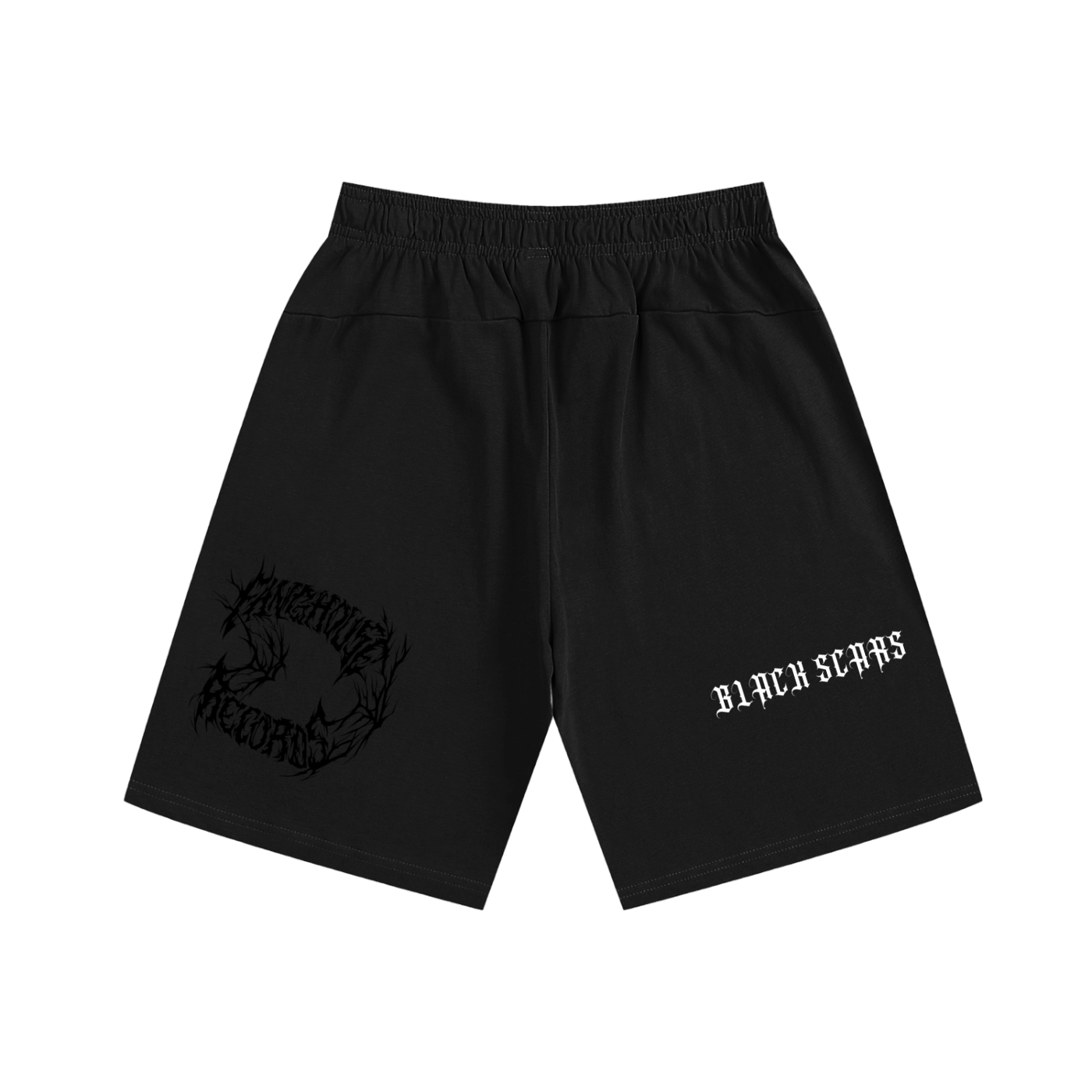 Black Scars Men's Essential Heavyweight Cotton Shorts