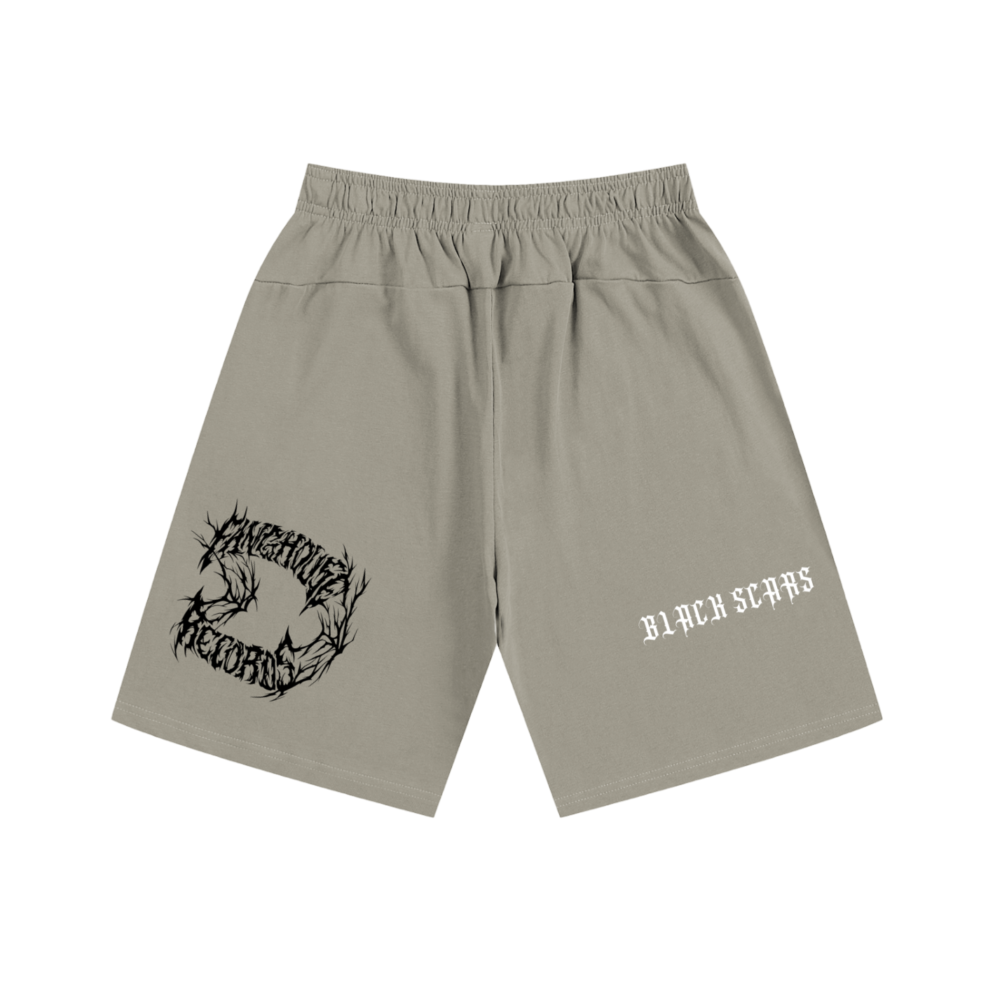 Black Scars Men's Essential Heavyweight Cotton Shorts