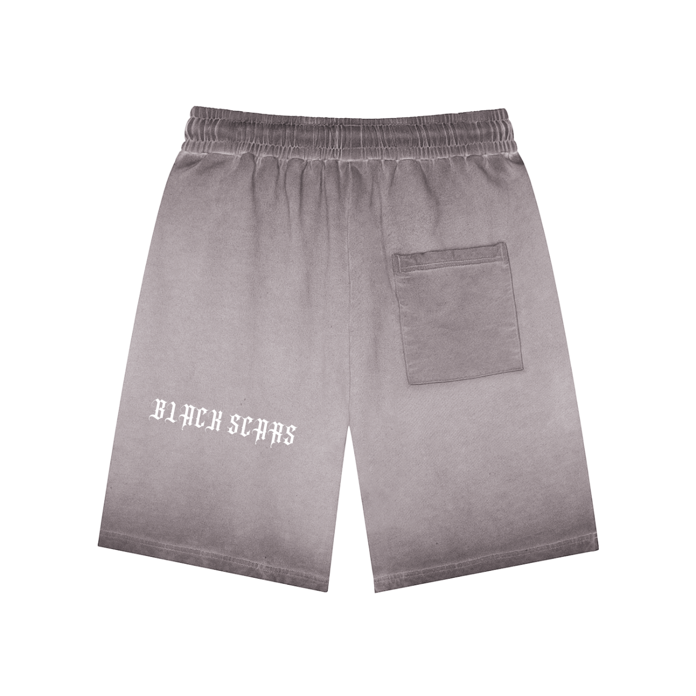 Black Scars x Fanghouse Records Reverse Dyed Unisex Shorts